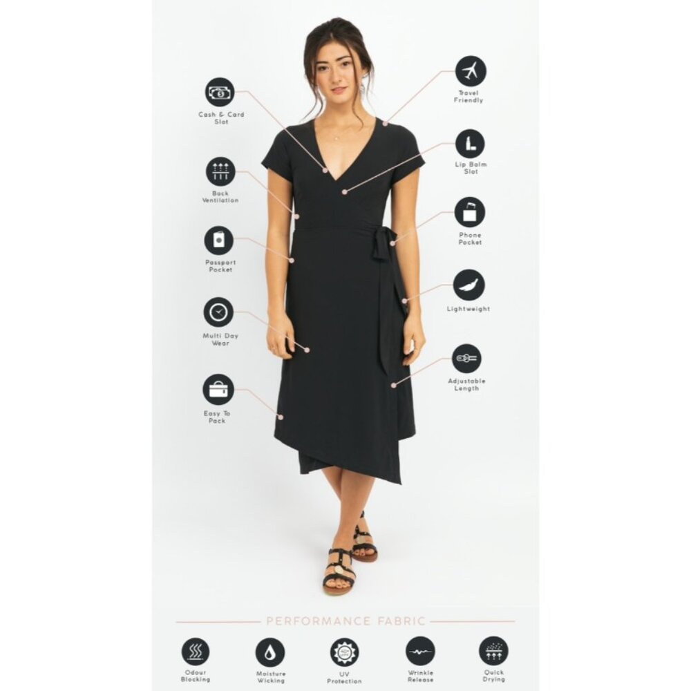 Kosan Go Travel Wrap Dress